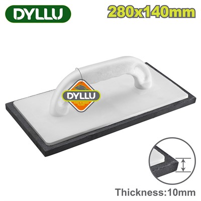 Терка с резиновым покрытием 280X140 мм DYLLU DTRN1328 - фото 199097