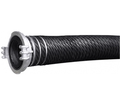 Рукав всасывающий резиново-тканевый 100 мм х 4 м с металлической спиралью, Champion