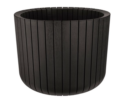 Кашпо ШАТО 29 л коричневый ротанг  (диаметр 380 мм, высота 300 мм)  IDEA