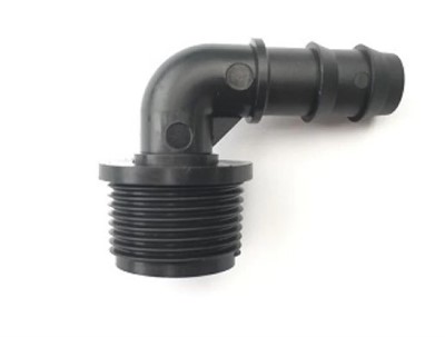 Соединитель угловой наружная резьба 3/4" - шланг 16мм