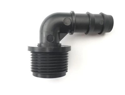 Соединитель угловой наружная резьба 3/4" - шланг 16мм