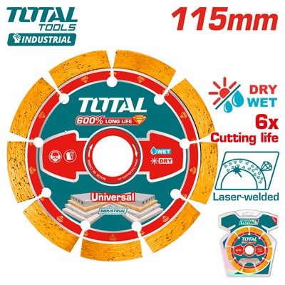 Диск алмазный 115 мм TOTAL