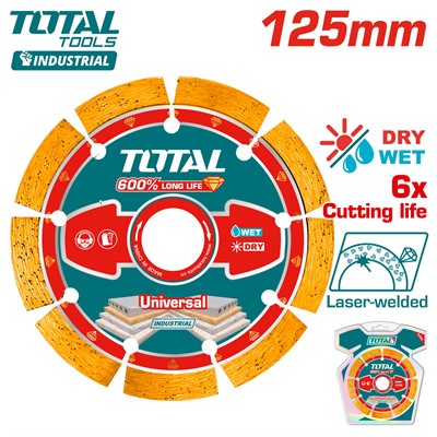 Диск алмазный 125 мм TOTAL