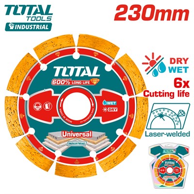 Диск алмазный 230 мм TOTAL