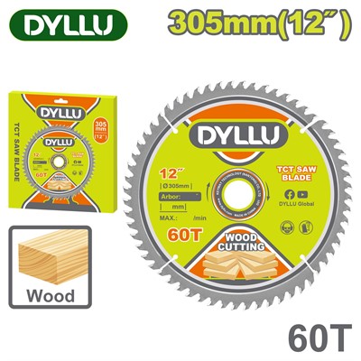 Диск пильный 305x30/25,4/16 мм 60 зубьев DYLLU