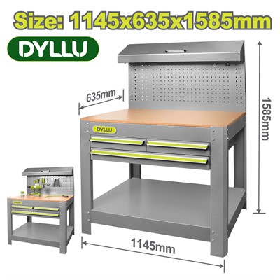 Верстак с системой хранения 1145х635х1585 DYLLU