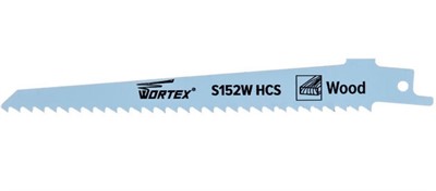 Пилка сабельная по дереву 152 мм S152W (1 шт.) WORTEX 