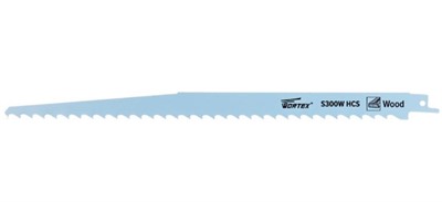 Пилка сабельная по дереву 300 мм S300W (1 шт.) WORTEX, для базовых работ
