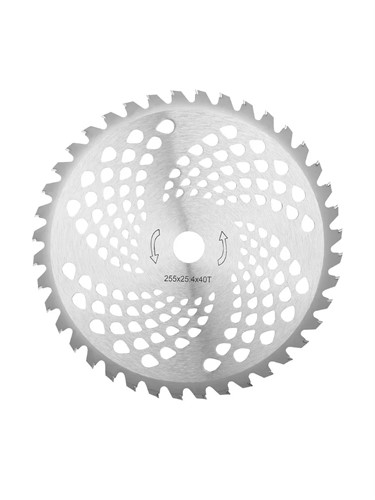 Нож для триммера 255x25,4x 40 зуб.металлический DEKO TB40-M
