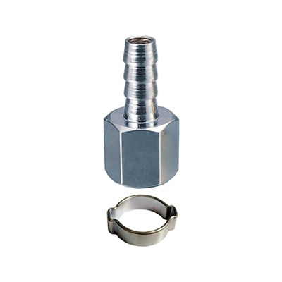 Переходник FUBAG 1/4 "F - елочка 8 мм с обжимным кольцом - фото 205444