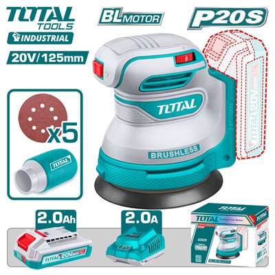 Эксцентриковая шлифмашина TOTAL TROSLI20021 - фото 206555