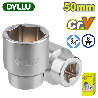 Головка торцевая 3/4 " 50 мм DYLLU DTSC4550 - фото 206708