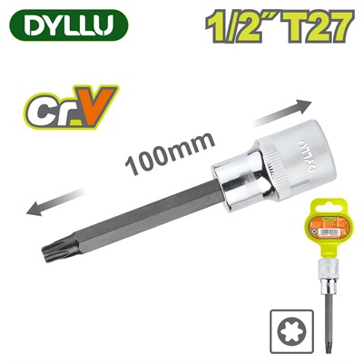 Торцевая головка 1/2 " T27 DYLLU DTSC5213 - фото 206720