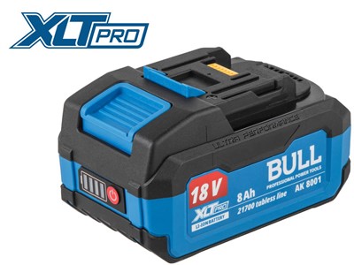 Аккумулятор BULL AK 8001 18.0 В, 8,0 А/ч, 21700 TABLESS Li-Ion XLTpro