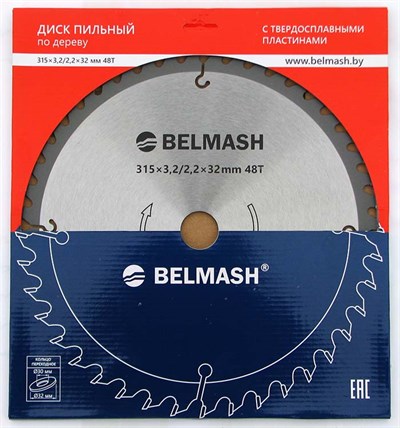 Диск пильный BELMASH 315x32(30)x48T 3,2/2,2 мм