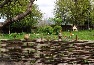 Забор (плетень) из орешника 200х30 см