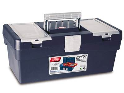 Ящик для инструмента пластмассовый 40x21,7x16,6 см (с лотком) TAYG