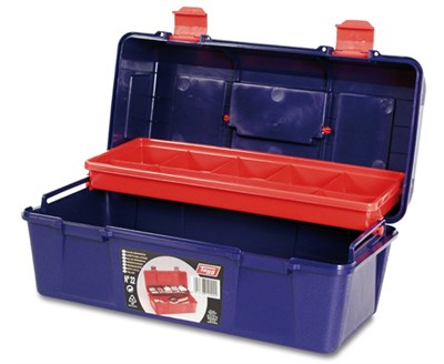 Ящик для инструмента пластмассовый 35,6x18,4x16,3 см (с лотком) TAYG
