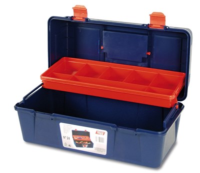 Ящик для инструмента пластмассовый 40x20,6x18,8 см (с лотком) TAYG