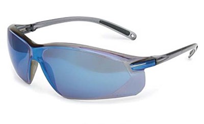Очки защитные сине-серебристая линза, ультра-легкие, покр. от царапин, мод. A700, Honeywell - фото 42757