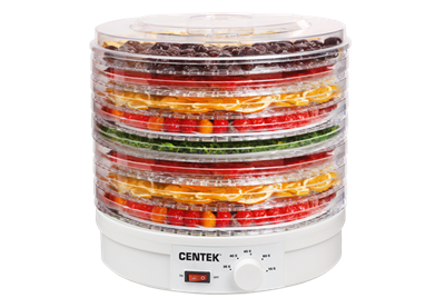 Сушилка для овощей CT-1656 CENTEK (300 Вт; 8 лотков; регулировка температуры) \