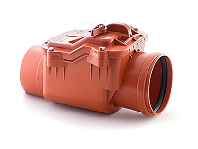 Обратный клапан для наружной канализации Ø110 мм, РосТурПласт (гарантия 5 лет)