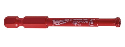 Коронка алмазная для керамогранита MILWAUKEE DIAMOND PLUS 5 мм