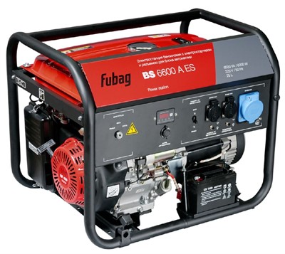 Генератор бензиновый FUBAG BS 6600 A ES с электростартером и коннектором автоматики - фото 61768