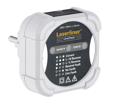Тестер розеток Laserliner LiveCheck - фото 66569