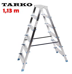 Двухсторонняя 1,13 метра, лестница-стремянка TARKO