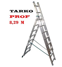 3-х секционная 8,29 метра, лестница-трансформер TARKO PROF