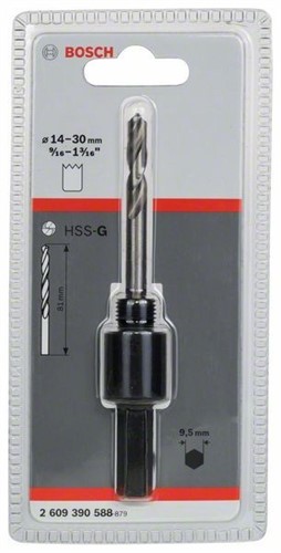 Шестигранный переходник 1/2" - 20 Bosch UNF, 14-30 мм