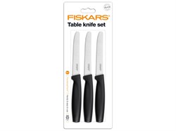 Набор ножей столовых 3 шт. черный Functional Form Fiskars 1014279
