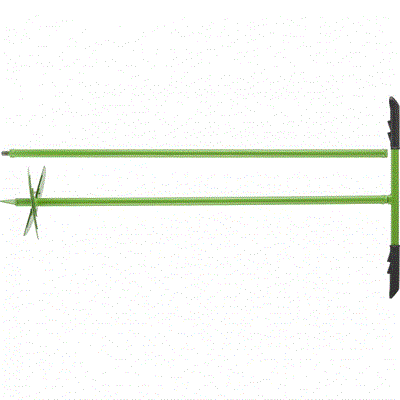 Бур лопастной со сменными ножами, 2.11 м, диаметр 150, 200 мм (Сибртех)