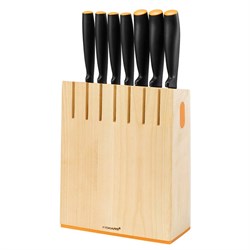 Набор ножей 7 шт. с деревянным блоком Functional Form Fiskars 1014225
