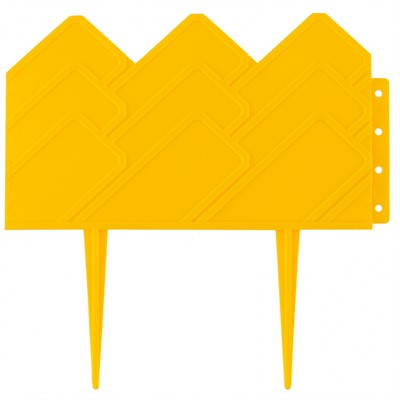 Бордюр "Кантри", 14 х 310 см, желтый, Palisad