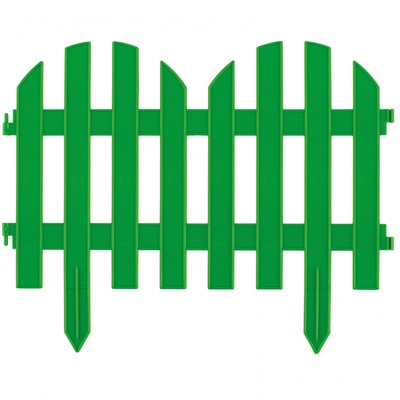Забор декоративный "Романтика", 28 х 300 см, зеленый, Palisad