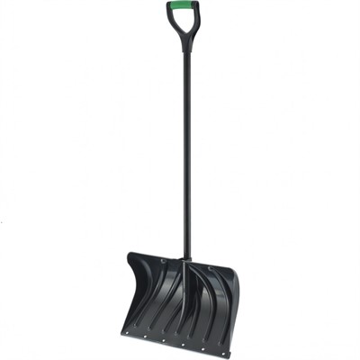 Лопата для уборки снега пластиковая, 500 х 325 х 1300 мм, металлопластиковый черенок, Palisad