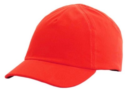 Каскетка защитная RZ ВИЗИОН CAP ( укороч. козырек) (красная, козырек 55мм)