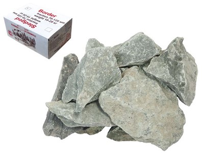 Камень для бани Дунит, колотый, коробка по 20 кг, ARIZONE - фото 88470