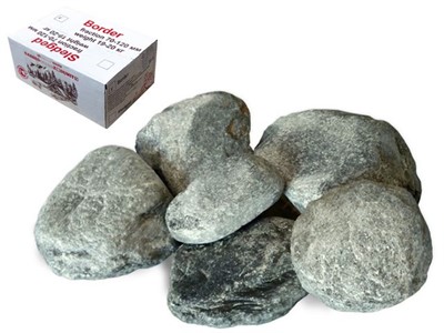 Камень для бани Родингит, обвалованный, коробка по 20 кг, ARIZONE - фото 88472