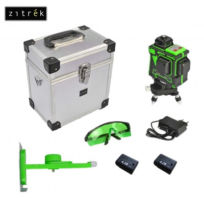 Уровень лазерный самовыравнивающийся Zitrek LL12-GL-2Li-MC зеленый луч - фото 93063