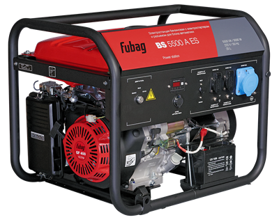 Генератор бензиновый FUBAG BS 5500 A ES с электростартером и коннектором автоматики - фото 93473