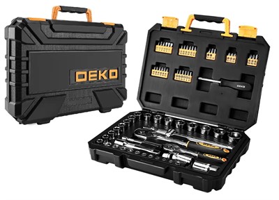 Набор инструмента для авто в чемодане DEKO DKMT72 SET 72 - фото 94723