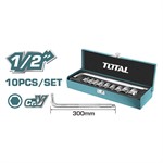 Набор головок 1/2 " TOTAL (10шт)