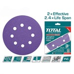 Набор шлифовальных кругов 125 мм P40 P60 P80 P120 TOTAL (10 шт)