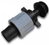 Старт-коннектор для капельной ленты от трубы ПЭ с упл. резинкой BRADAS