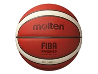 Баскетбольный мяч для TOP соревнование MOLTEN B6G5000 FIBA премиум-класса