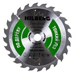 Диск пильный Hilberg Industrial 190*20 1.6/1.2, 24Т(тонкий рез)
