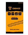 Цепь для аккумуляторной пилы 15 см (6 ", 1/4, 1,4мм, 36 зв) DEKO